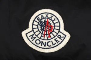 Moncler RAXXY 3D Quilted Down Vest Black Brand label
