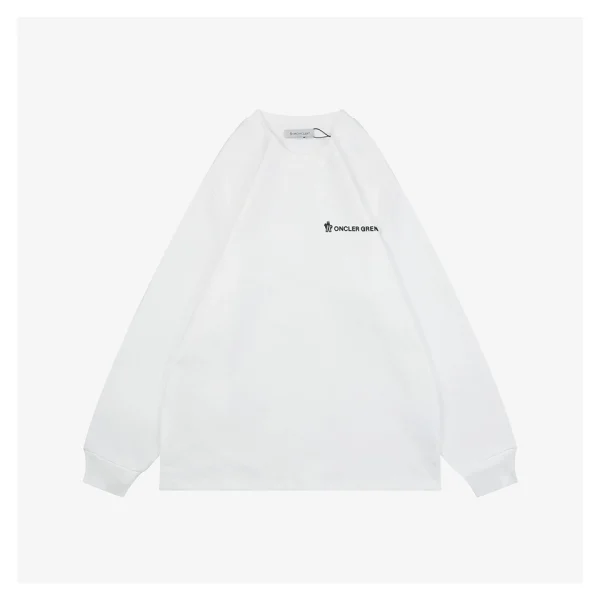 Mxxcler Rooster Logo Rubber-Print Shirt White Front View