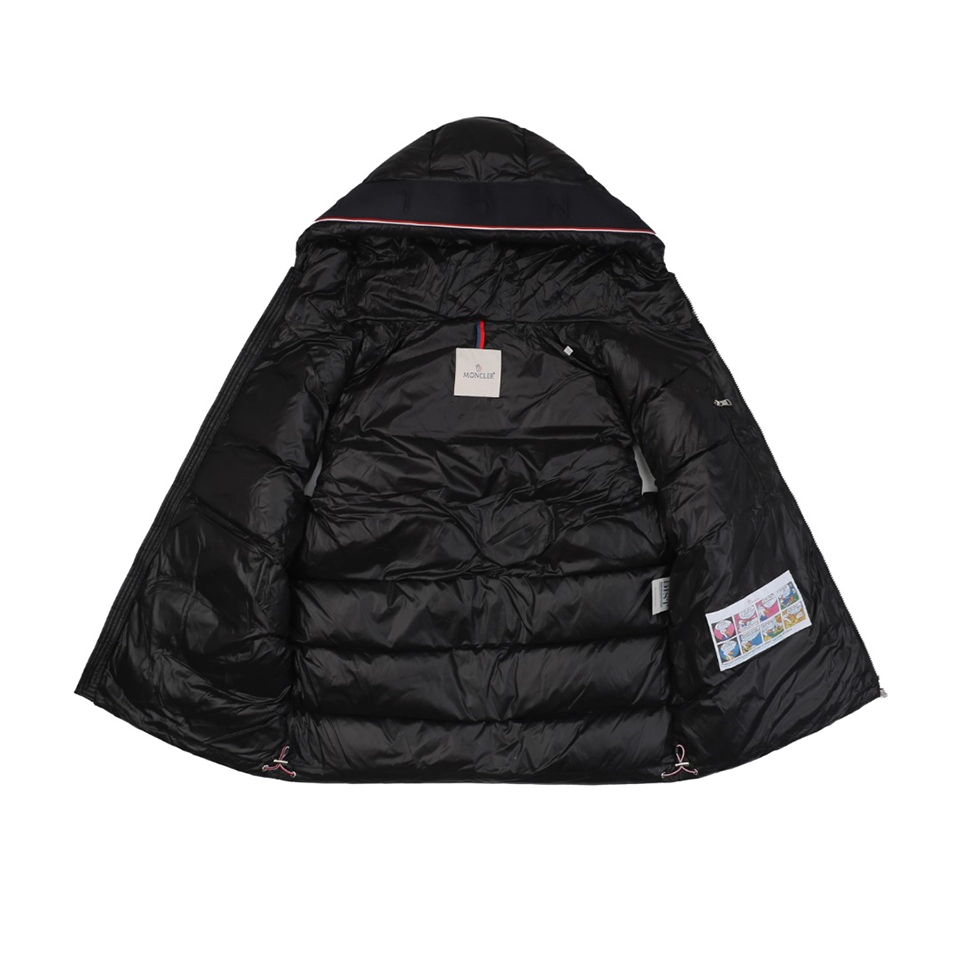 Mxxcler Webbing Hooded Down Vest – FRGMT by Hiroshi Fujiwara (Silver/Black)