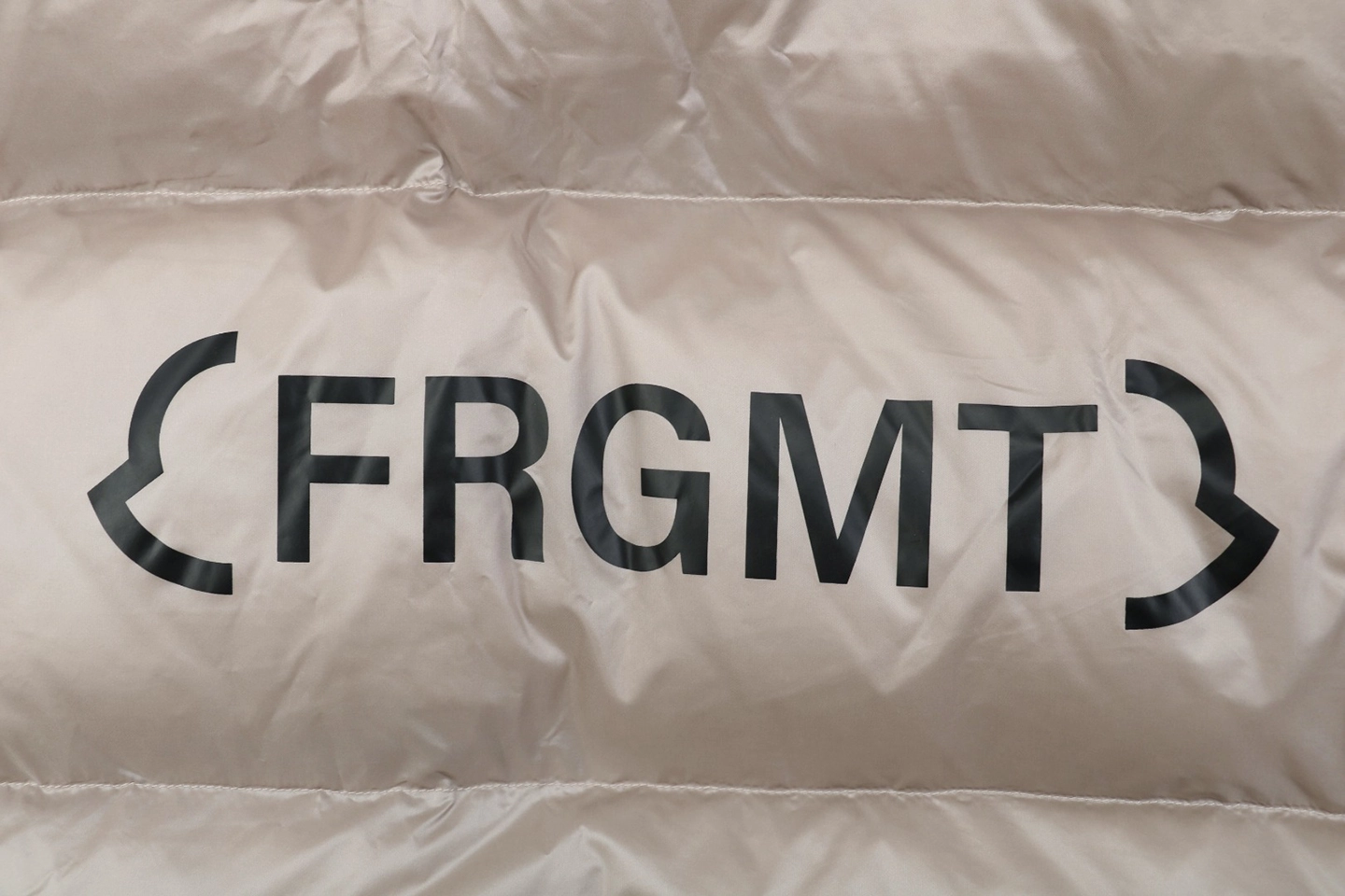 Mxxcler Webbing Hooded Down Vest – FRGMT by Hiroshi Fujiwara (Silver/Black)