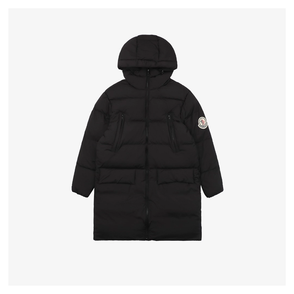 Mxxcler Bosona Logo Long Down Jacket Front view