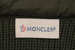 Mxxcler Cardigan Down Knit Jacket Green Brand label