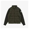 Mxxcler Cardigan Down Knit Jacket (Green/Black/White)