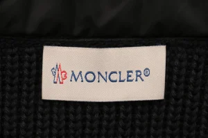 Mxxcler Cardigan Down Knit Jacket Black Brand label