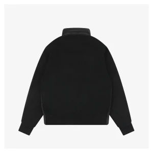 Mxxcler Cardigan Down Knit Jacket Black Back view