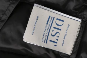 Mxxcler Dalles Hooded Down Jacket #MS-855 Black Wash label