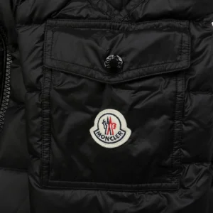 Mxxcler Dalles Hooded Down Jacket #MS-855 Black Pocket