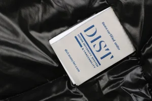 Mxxcler Litte Long Hooded Down Coat – Square Quilted Design #MS-992 Black Wash label