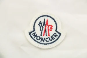 Mxxcler Litte Long Hooded Down Coat – Square Quilted Design #MS-992 White Brand label