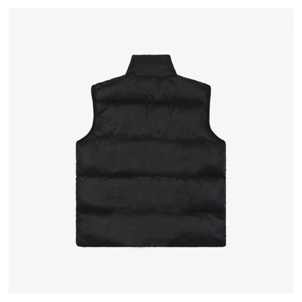 Mxxcler Longue Saison “Blue Puffer Badge” Down Vest Back view
