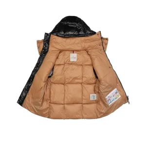 Mxxcler Luzule Hooded Down Vest Black lining