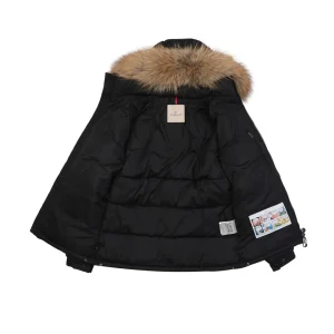 Mxxcler Maya Fur-Trim Hooded Down Jacket #MS-188 Lining