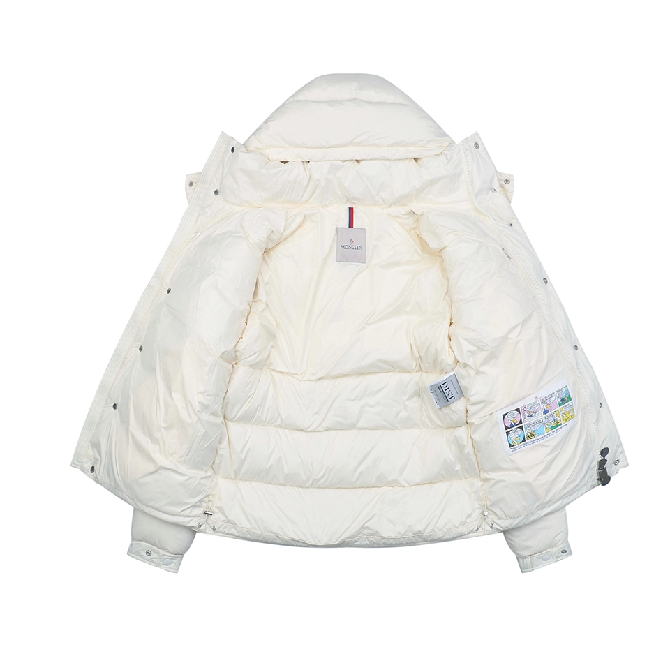 Mxxcler Maya Matte Hooded Down Jacket – Off-White #508