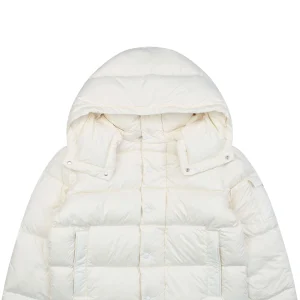 Mxxcler Maya Matte Hooded Down Jacket – Off-White #508