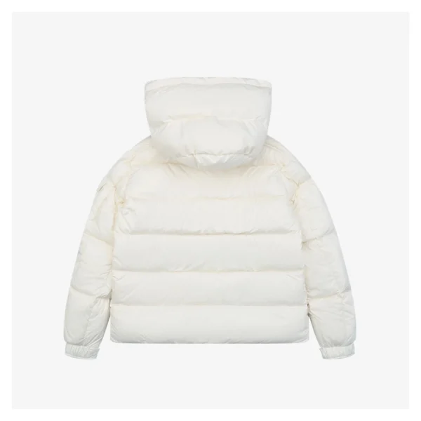 Mxxcler Maya Matte Hooded Down Jacket – Off-White #508 Back view