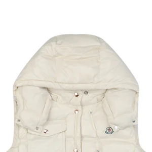 Mxxcler Pario Hooded Down Vest MS-633 White
