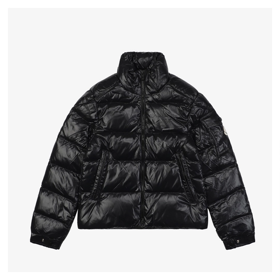 Mxxcler Petra Short Down Jacket Black Front view