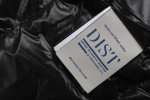 Mxxcler Petra Short Down Jacket Black Brand label