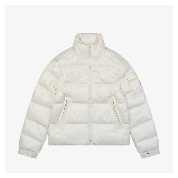 Mxxcler Petra Short Down Jacket White Front view