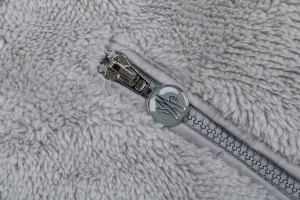 Mxxcler Polignac Teddy Jacket #505 Grey Zipper puller