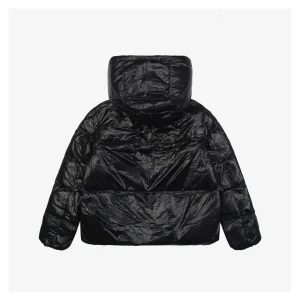 Mxxcler Serfanto Short Puffer Jacket #MS-58 Black Back view