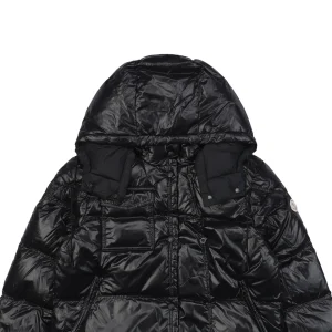 Mxxcler Serfanto Short Puffer Jacket #MS-58 Black