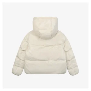 Mxxcler Serfanto Short Puffer Jacket #MS-58 White Back view