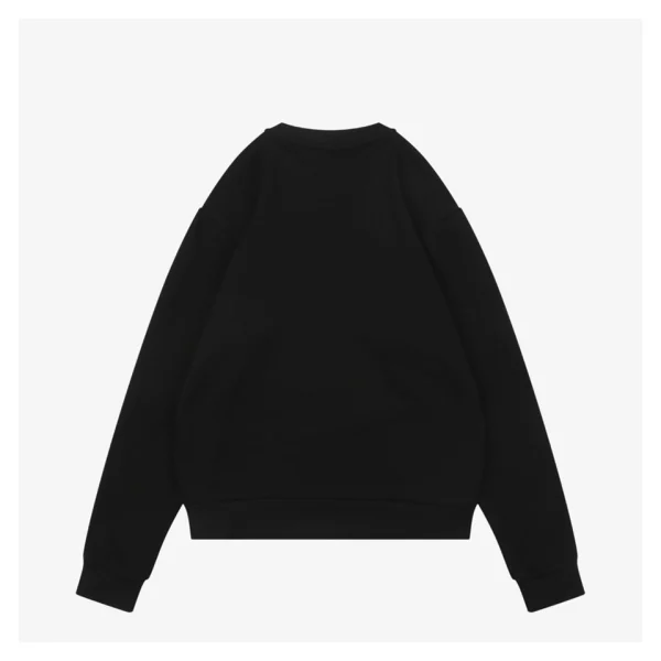 Mxxcler Velvet-Flocked Logo Crewneck Sweatshirt Back view