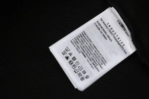 Mxxcler Velvet-Flocked Logo Crewneck Sweatshirt Wash label