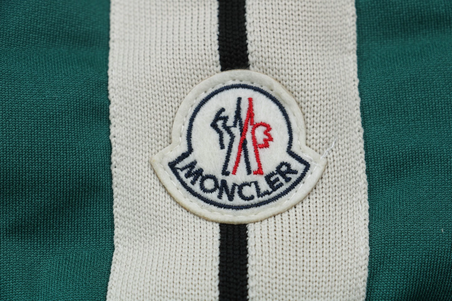 Mxxcler x Palm Angels PA Letter Stripe Down Jacket Brand label