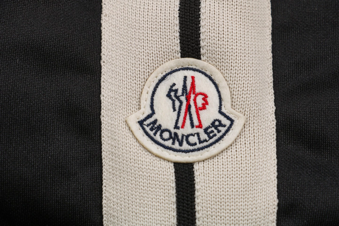 Mxxcler x Palm Angels PA Letter Stripe Down Jacket Brand label