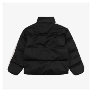 Mxxcler x Palm Angels PA Letter Stripe Down Jacket Black Back view