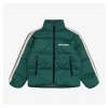 Mxxcler x Palm Angels PA Letter Stripe Down Jacket (Green/Black)