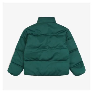 Mxxcler x Palm Angels PA Letter Stripe Down Jacket Green Back view