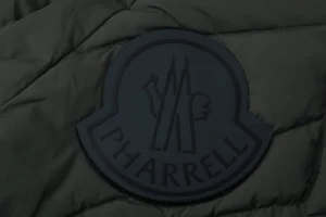 Mxxcler x Pharrell Williams Oversized Logo Puffer Jacket Brand
