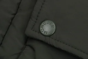 Mxxcler x Pharrell Williams Oversized Logo Puffer Jacket Button