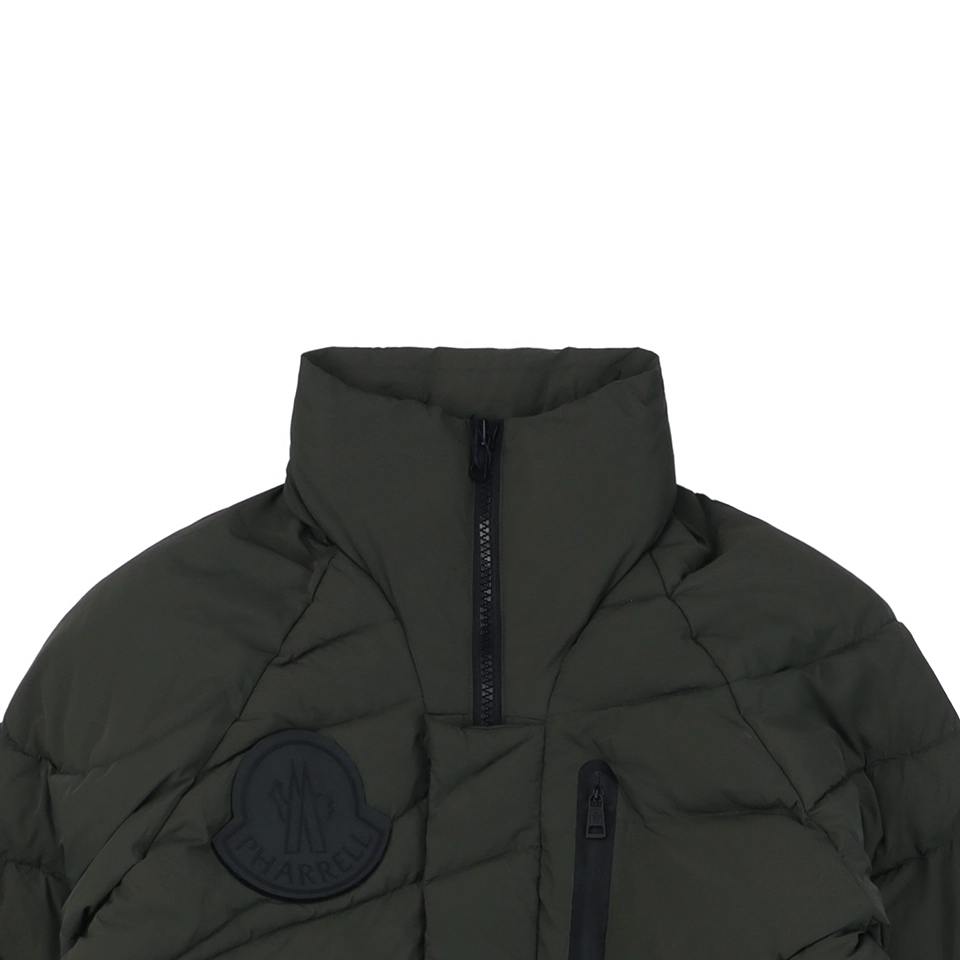 Mxxcler x Pharrell Williams Oversized Logo Puffer Jacket