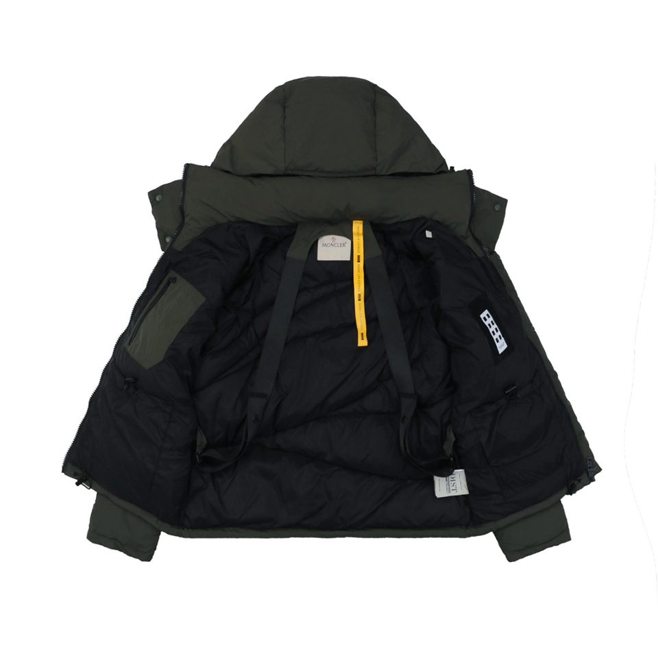 Mxxcler x Pharrell Williams Oversized Logo Puffer Jacket Lining