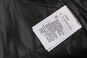 Nike Silicone Swoosh Puffer Jacket Black Wash label