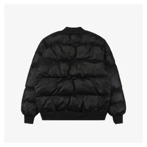 Nike Silicone Swoosh Puffer Jacket Black Back view