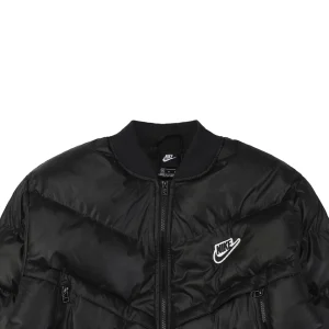 Nike Silicone Swoosh Puffer Jacket Black