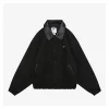 Nike Wool Blend Leather-Collar Jacket