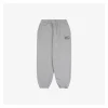 Nike x Stussy Collaborative Box Logo Embroidered Fleece Sweatpants (Grey/Black)