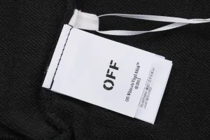 OFF-WHITE Back Virgin Mary Print Hoodie Wash label