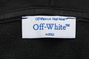 OFF-WHITE Back Virgin Mary Print Hoodie Brand label