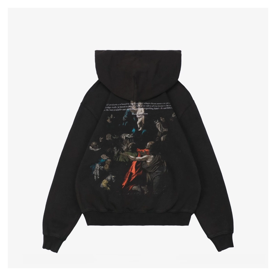 OFF-WHITE Back Virgin Mary Print Hoodie Back view