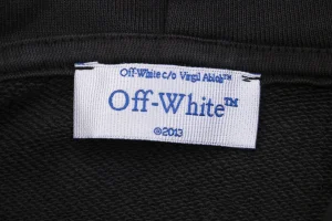 OFF-WHITE “Saint Matthew and the Angel” Graphic Hoodie Brand label