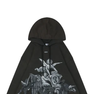 Off-White Angel Harp Graphic Hoodie