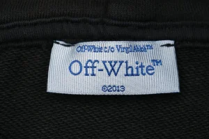 Off-White Angel Harp Graphic Hoodie Brand label