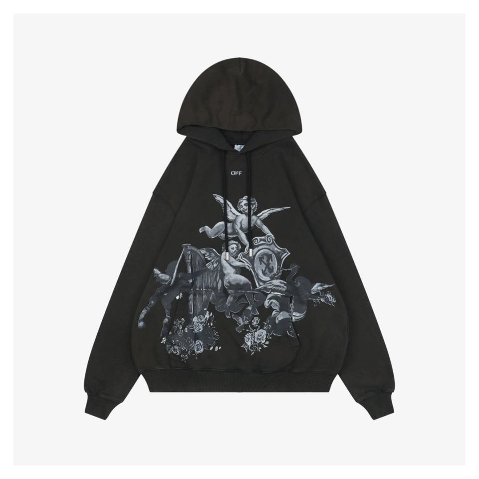 Off-White Angel Harp Graphic Hoodie